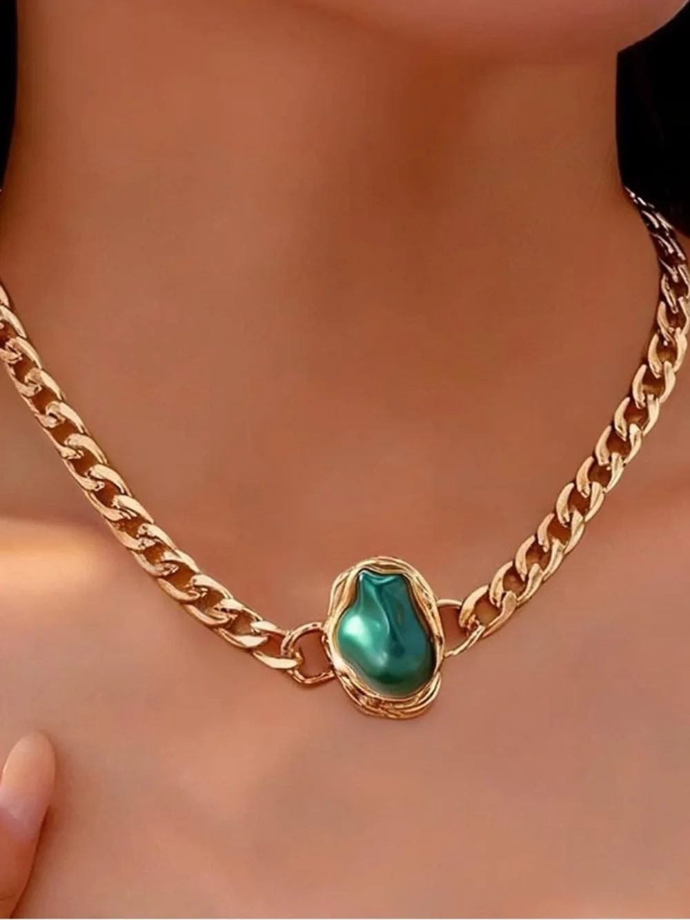 Anthropologie gold tone